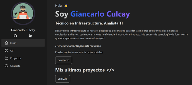Sitio Web Personal